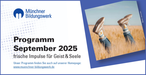 Titelseite des aktuellen Monatsprogramms September 2025