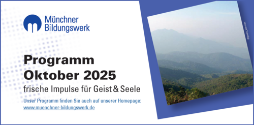 Titelseite des aktuellen Monatsprogramms Oktober 2025
