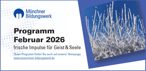 Titelseite des aktuellen Monatsprogramms Februar 2026