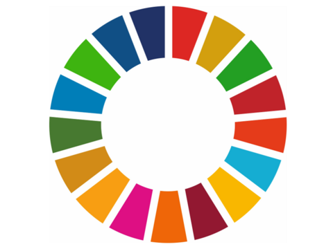 Nachhaltige Entwicklung | © SDG Wheel_offizielles Logo der 17 Nachhaltigkeitsziele Man sieht das offizielle Logo der 17 Nachhaltigkeitsziele, welches ein bunter Kreis ist.