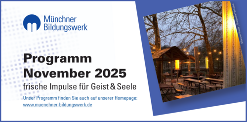 Titelseite des aktuellen Monatsprogramms November2025