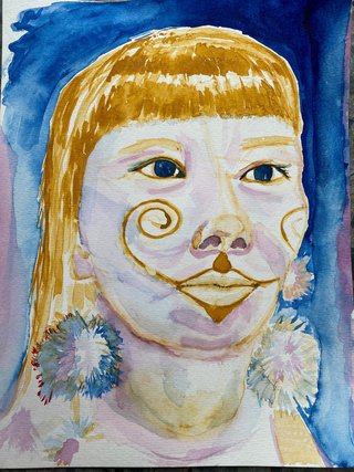 163583 Porträtmalerei - sechsteilig