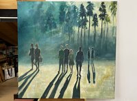 Ausstellung Begegnungen in der Stadtbiliothek Neuhausen