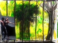 Zeichnung und Fototransfer im Skizzenbuch